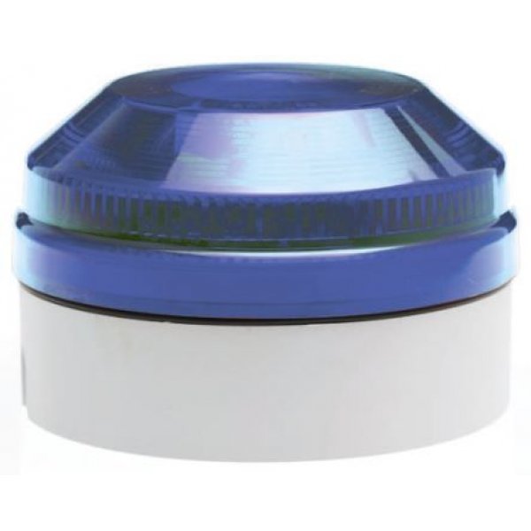 Moflash X195-02WH-03 Xenon Flashing Beacon Blue 15-28 V ac/dc
