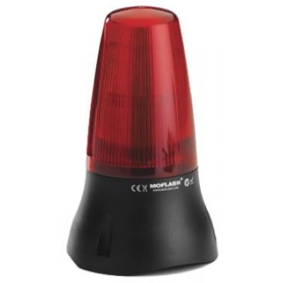 Moflash LEDA125-03-02 Sounder Beacon 90dB Red LED 115 V ac