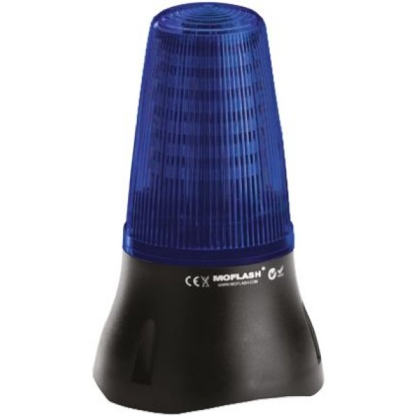 Moflash LEDA125-04-03 Sounder Beacon 90dB Blue LED 230 V ac