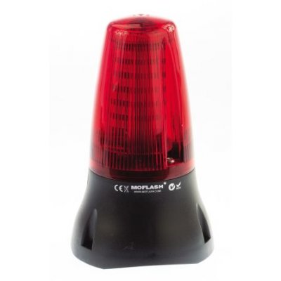 Moflash LEDA125-02-02 Buzzer Beacon 90dB Red LED 24 Vdc
