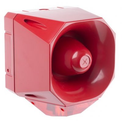  Eaton Fulleon AS/SB/024/R/110/RL Sounder Beacon Red LED 18→30 Vdc