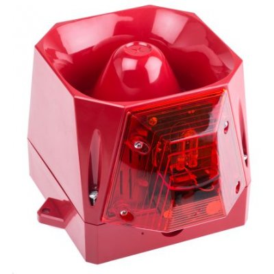  Eaton Fulleon AS/M/SB/9-60/R/RL Sounder Beacon 108dB Red LED 9→60 Vdc