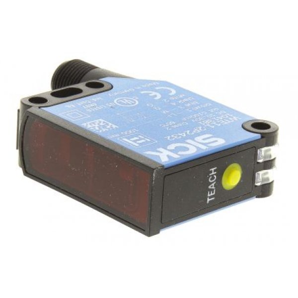 Sick WTE11-2P2432 Retroreflective Photoelectric Sensor, Block Sensor, 40 mm → 1 m