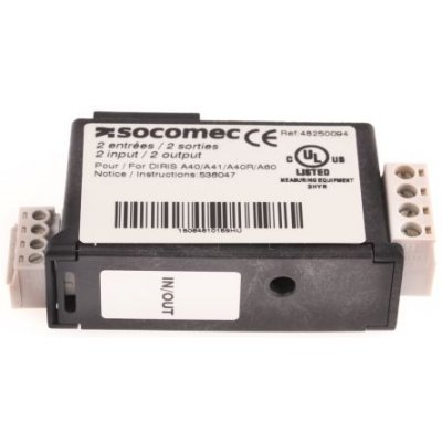 Socomec 4825 0094 PLC I/O Module 2 Inputs 2 Outputs