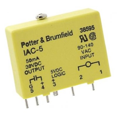 TE Connectivity IAC-5 PLC I/O Module 90-140 V ac/dc