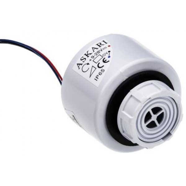 Eaton AP/W/SWITCH White 32-Tone Electronic Sounder, 9 → 28 V dc, 92dB at 1 Metre92dB at 1 Metre