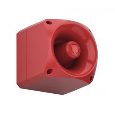Klaxon PNS-0020 Red 64 Tone Electronic Sounder 24-48 V ac