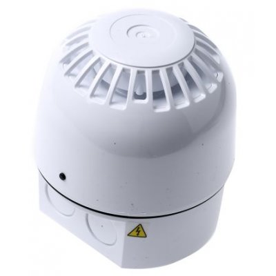 Klaxon 18-980481 White 32 Tone Electronic Sounder 110/230V ac