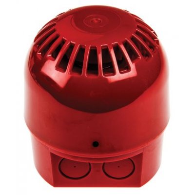 Klaxon PSS-0020 Red 32 Tone Electronic Sounder 9-60 V dc