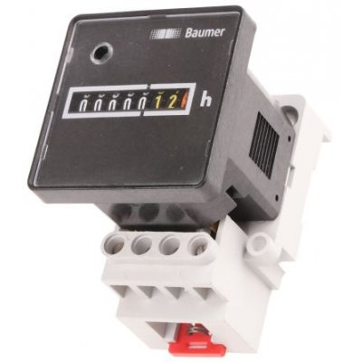 Baumer B 148.R07XC8C Hour Counter 7 digits Screw Connection 110 Vac