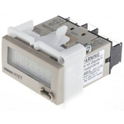 Omron H7ET-NV1 Hours Run Meter 7 digits LCD 4.5-30 Vdc