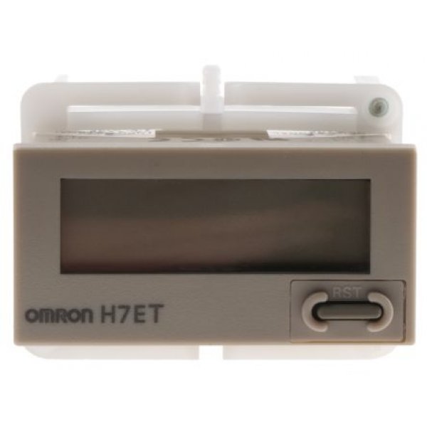 Omron H7ET-NV Hours Meter 7 digits LCD  4.5-30 Vdc