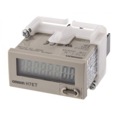 Omron H7ET-N Hours Meter 7 digits LCD  4.5-30 Vdc