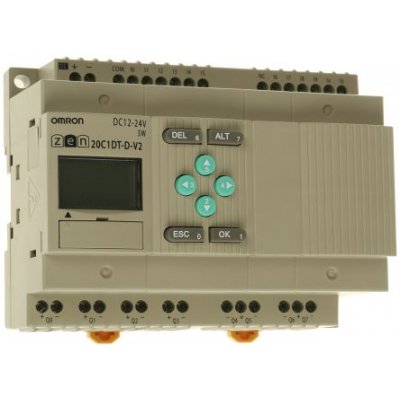Omron ZEN-20C1DT-D-V2 Logic Module 10.8-28.8 Vdc 12 Input 8 Output