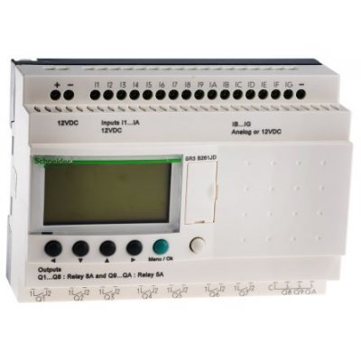 Schneider Electric SR3B261JD Logic Module 12Vdc 16 Input 10 Output