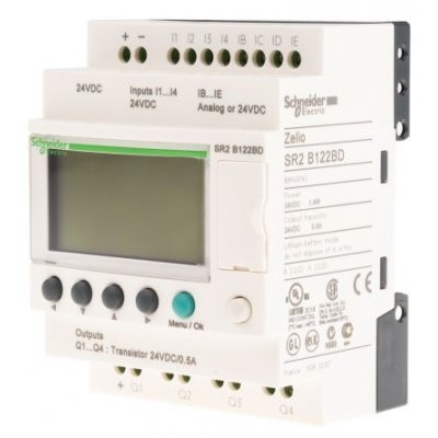 Schneider SR2B122BD Logic Module 24Vdc 8 Input 4 Output