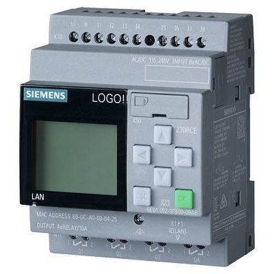 Siemens 6ED1052-1FB08-0BA0 Logic Module 115Vac/dc-230Vac/dc 8 Input 4 Output