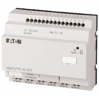 Eaton EASY719-AC-RCX Logic Module 100-240Vac 12 Input 6 Output
