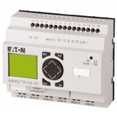 Eaton EASY719-DA-RC Logic Module 12Vdc 12 Input 6 Output