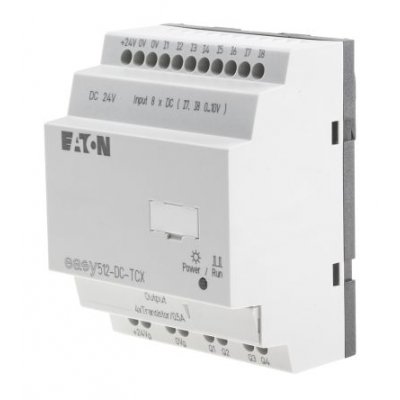 Eaton EASY512-DC-TCX Logic Module 24Vdc 8 Input 4 Output