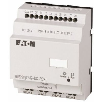 Eaton EASY512-DC-RCX Logic Module 24Vdc 8 Input 4 Output