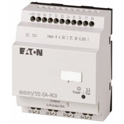 Eaton EASY512-DA-RCX Logic Module 12Vdc 8 Input 4 Output