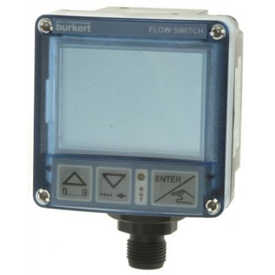 Burkert 436473 2-1200 L/min Flow Controller 12-30 Vdc 8 Digit LCD