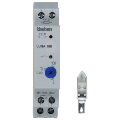 Theben / Timeguard Luna 108 plus AL Timer Light Switch 230 V ac, 1-Channel