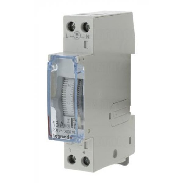 Legrand 4 127 90 Switch Measures Hours Minutes Seconds 230 Vac