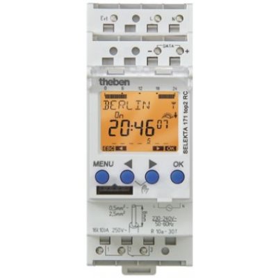 Theben/Timeguard SELEKTA 171 TOP2 RC Switch Measures Hours 230-240 Vac