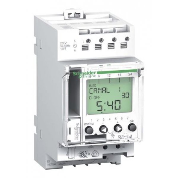 Schneider Electric CCT15721 Digital DIN Rail Switch 230 Vac