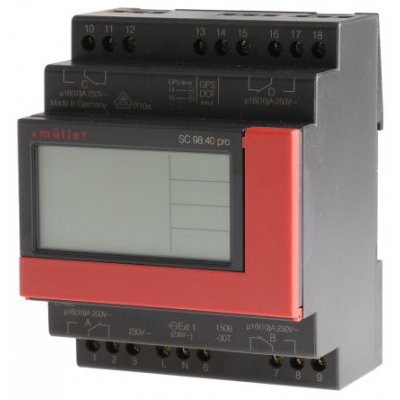 Muller SC 98.40 pro Digital DIN Rail Switch 230 Vac