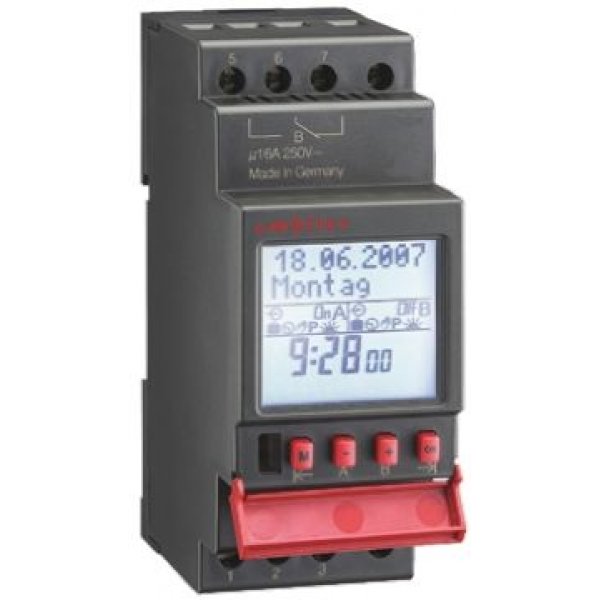 Muller SC 28.11 PRO4 24V ACDC Digital DIN Rail Switch Measures Hours
