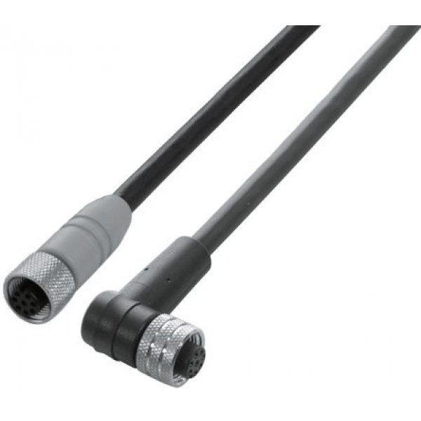 BALLUFF BKS-S115-PU05 M12 8-Pin 5m Female Cable & Connector