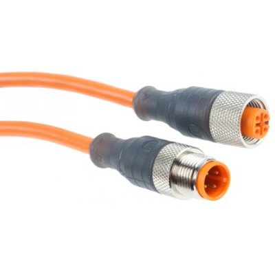 Belden RSTRKT4-07/2 Male 4 way M12 to Female 4 way M12 Sensor Actuator Cable, 2m