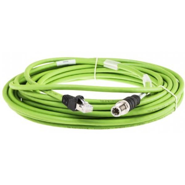 Schneider Electric TCSECL1M3M10S2 M12 4-Pin RJ45 10m Cable & Connector