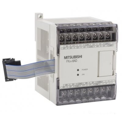 Mitsubishi FX2N-8AD PLC Expansion Module I/O 8 Input 8 Output 24 Vdc