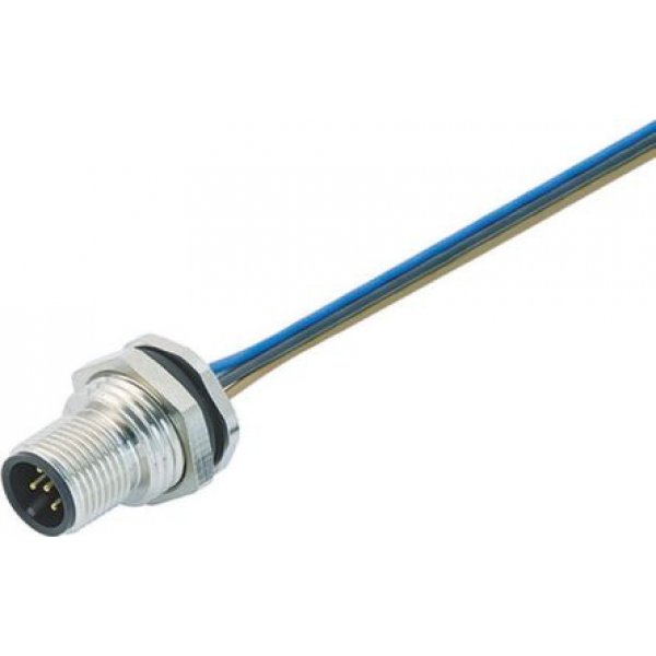Binder 09-3481-679-08 M12 200mm Male Socket for use with M12 Sensor Connectors