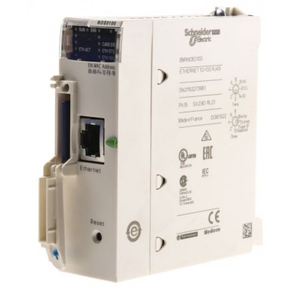 Schneider Electric BMXNOE0100 PLC Expansion Module Ethernet 24 V dc