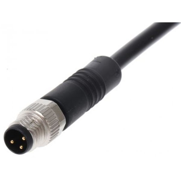Binder 79-3405-42-03 2m Male Cable Connector for M8 Sensor Connectors