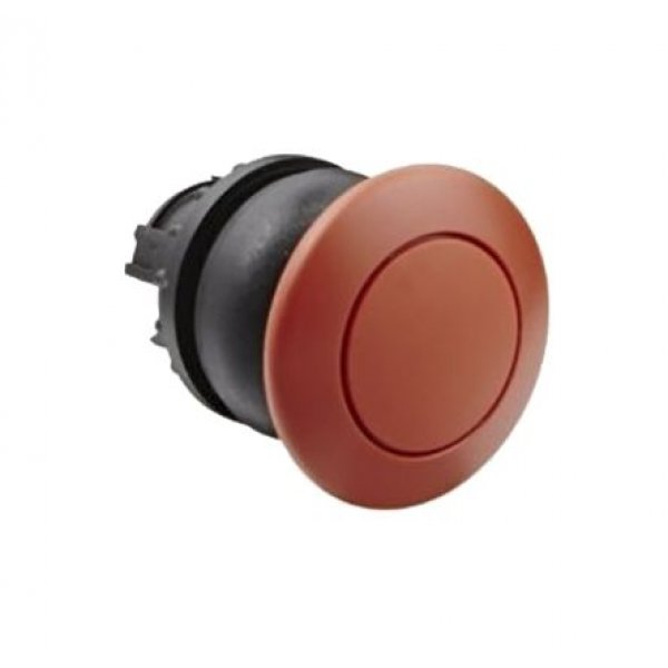 Eaton 216715 M22S-DP-R Series Red Round Push Button Head, Momentary Actuation, 22mm Cutout