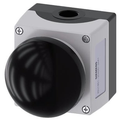 Siemens 3SU1851-2GA00-2AA1 Black Push Button Complete Unit 1NO Momentary