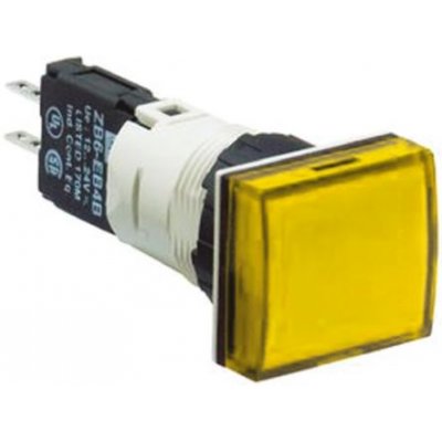 Schneider XB6DV5BB Yellow LED Pilot Light 16mm 24 Vac/dc