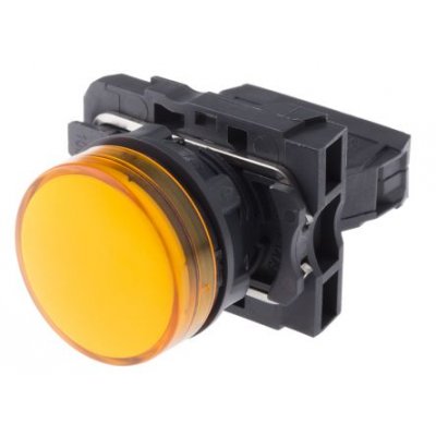 Schneider XB5AVB5 Orange LED Pilot Light 22mm 24 V ac/dc